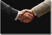 shaking hands